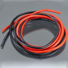 SILICONE WIRE 10GAUGE RED/BLK 1.5M SUP06