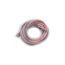 SILICONE WIRE 12GAUGE RED/BLK DEANS 1402