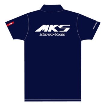 MKS POLO NAVY BLU/RED L