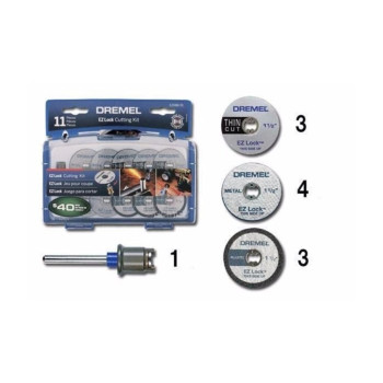 DREMEL EZ LOCK CUTTING 11PC KIT EZ688-01