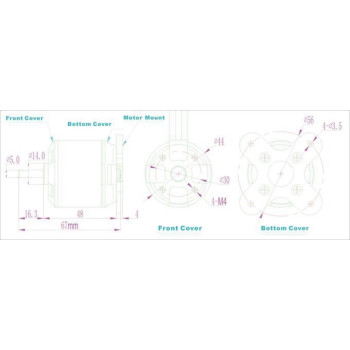 MOTOR E-MAX BL3526/04 BRUSH 860KV