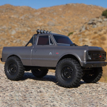 CARRO AXIAL 1/24 SCX24 1967 CHEVROLET C10 4WD RTR SILVER AXI00001T2