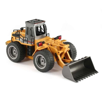 EXCAVATOR HUINA 1/18 RC BULLDOZER 6CH SUPER DIECAST 1520