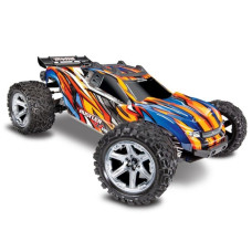 CARRO TRAXXAS 1/10 RUSTLER 4WD VXL BLX TQI TSM ORANGE 67076-4