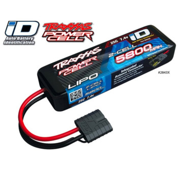 BATERIA TRAXXAS 7.4V 5800MAH 25C 2-CELL LIPO 2843X