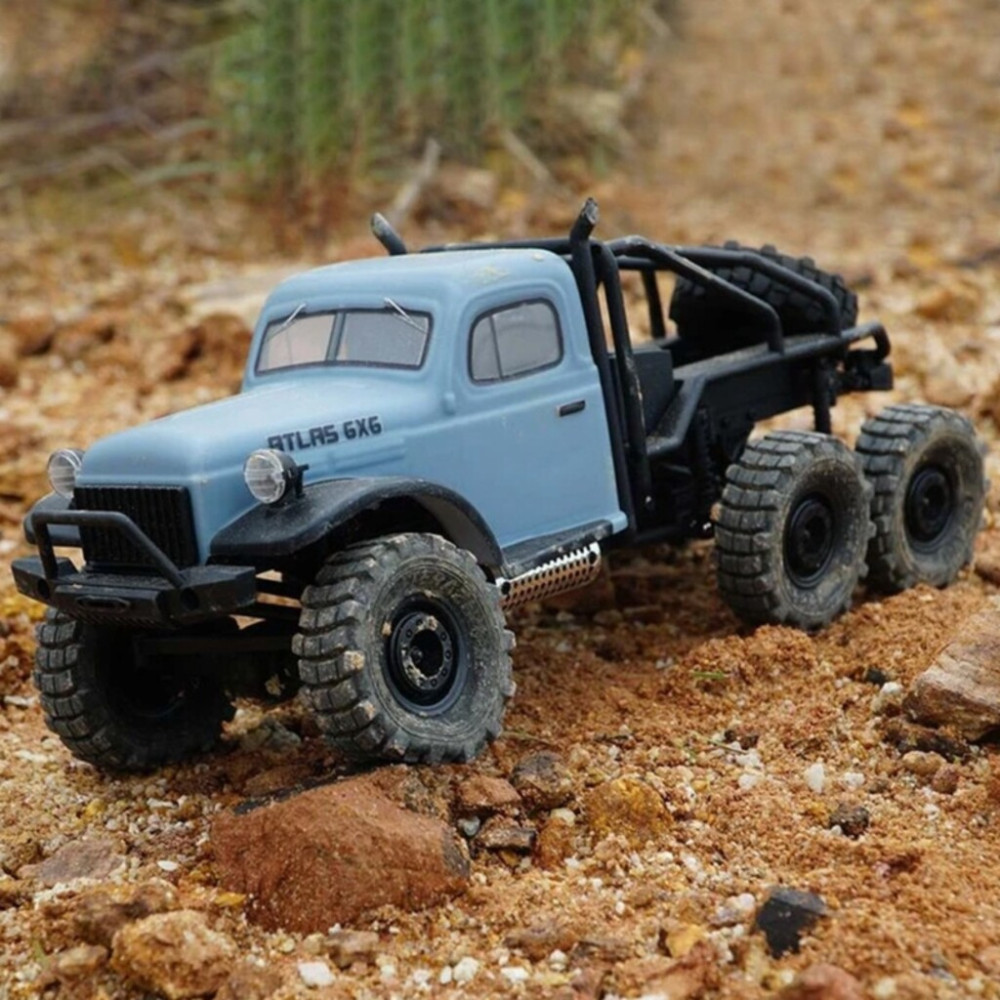 FMMROC002T2 CARRO 1 18 ATLAS 6X6 CRAWLER RTR BLUE