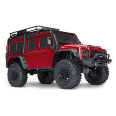 CARRO TRAXXAS 1/10 TRX-4 LAND ROVER DEFENDER CRAWLER RED 820564