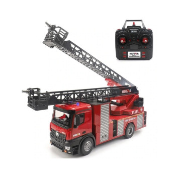 CAMINHAO HUINA 1/14 RC BOMBEIRO C/ESCADA SIMULATION FIRETRUCK 1561