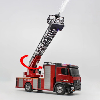 CAMINHAO HUINA 1/14 RC BOMBEIRO C/ESCADA SIMULATION FIRETRUCK 1561