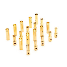 CONECT. GOLD BULLET SET 4MM (10) DYNC0087