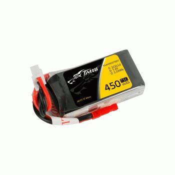 GENS ACE 7.4V 450MA 75C LIPO JST TATTU