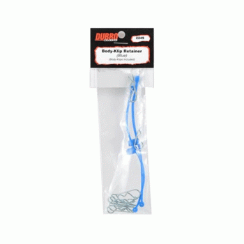 BODY CLIPS RETAINERS BLUE 2PC DUB 2249