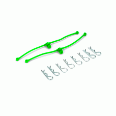 BODY CLIPS RETAINERS LIME 2PC DUB 2253