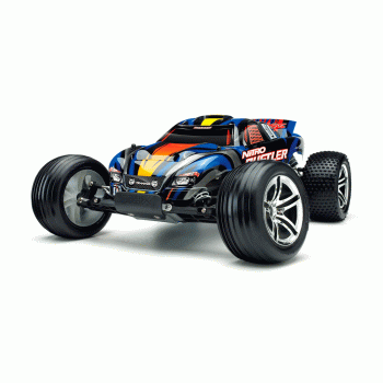 CARRO RUSTLER NITRO TRAXXAS RTR BLUE 440963