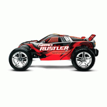 CARRO RUSTLER NITRO TRAXXAS RTR RED 440963