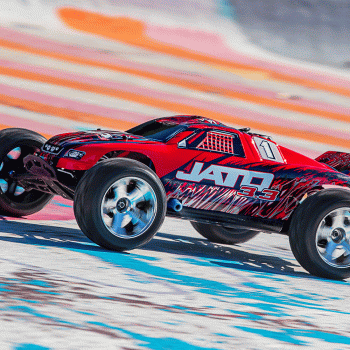 CARRO TRAXXAS 1/10 JATO 3.3 2WD STADIUM TSM RTR RED 55077-3