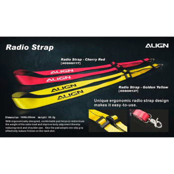 RADIO SLING FAIXA ALIGN YELLOW HOS00012T