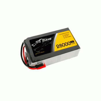 GENS ACE TATTU 28000MAH 22.2V 25C LIPO AS150 +XT150 PLUG