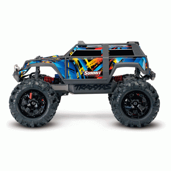 CARRO TRAXXAS 1/16 SUMMIT 4WD RTR TQ ROCK'N ROLL 72054-5