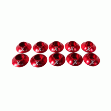 EF WASHER ANODIZED RED 3MM-20-WB