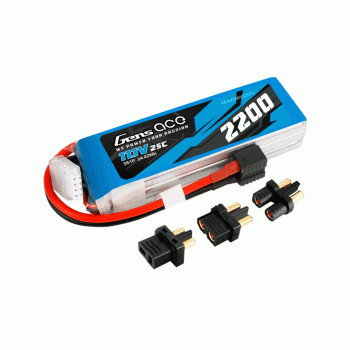 GENS ACE 11.1V 2200MAH 25C 3S XT60 CONNECTOR
