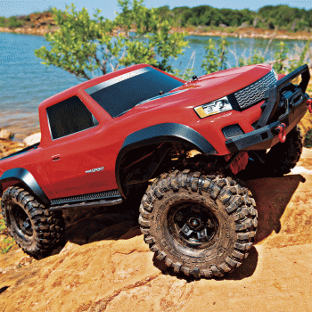 CARRO TRX-4 SPORT 4WD TRUCK RTR 82024-4 RED