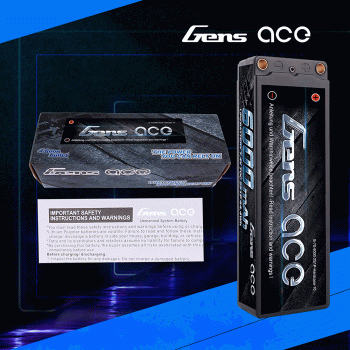 GENS ACE 7.4V 6000MA 70C HARDCASE DEANS GENS ACE 7.4V 6000MA 70C HARDCASE DEANS