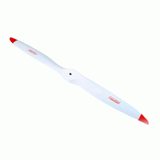 HELICE FALCON 24X9 CARBON FIBER WHITE/RED