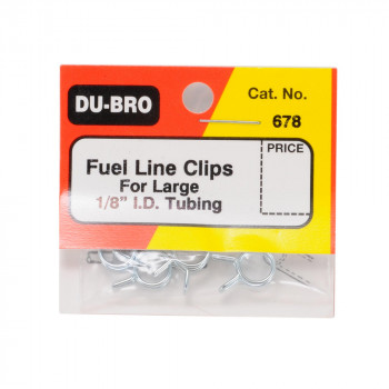 DUBRO FUEL LINE CLIP LARGE (4PCS) DUB678