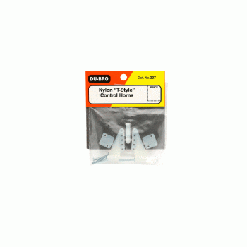DUBRO T-STYLE NYLON CONTROL HORN (2PCS) DUB237