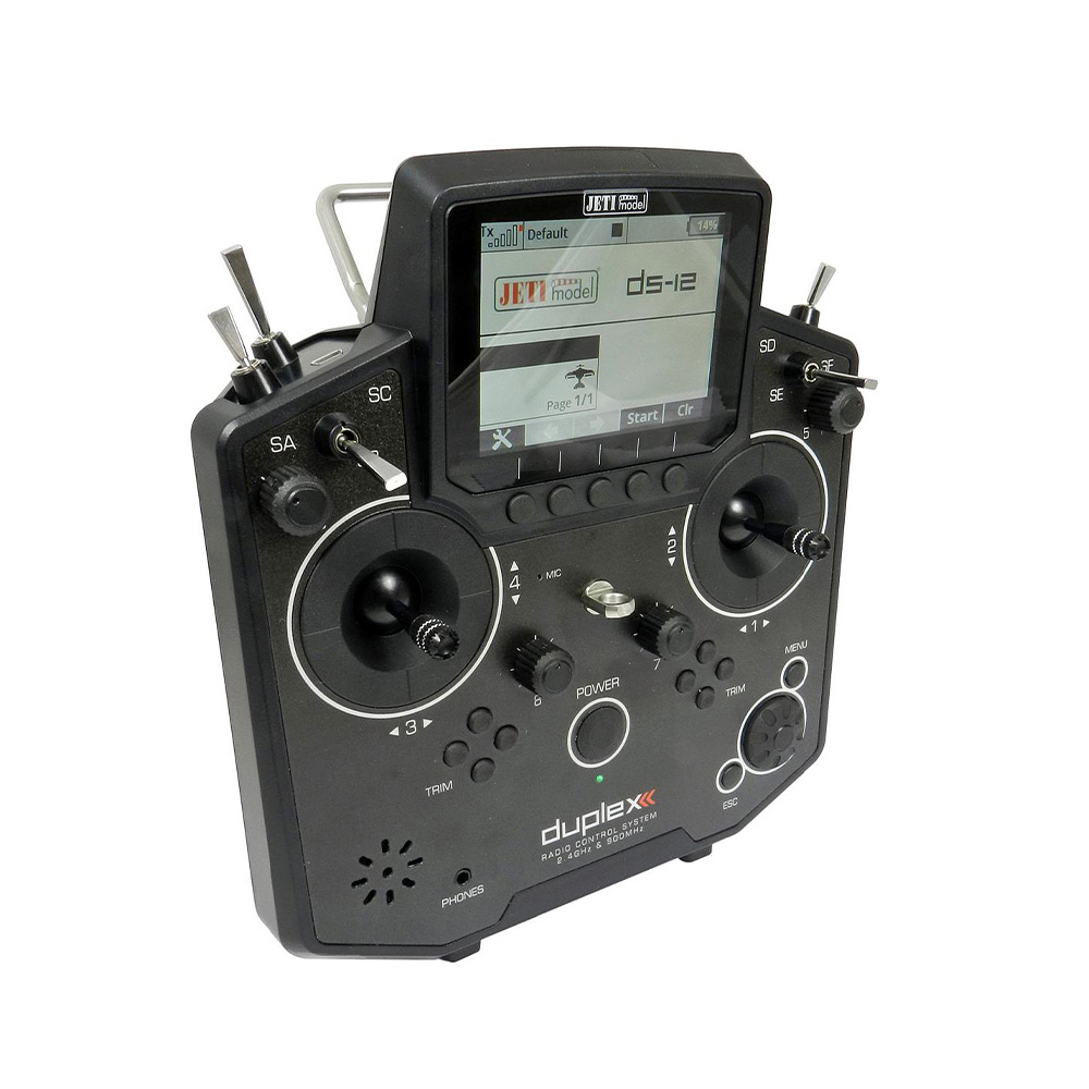 RADIO JETI 12CH DUPLEX DS-12 BASIC EX MULTIMOD M2 BLACK US RADIO JETI 12CH DUPLEX DS-12 BASIC EX MULTIMOD M2 BLACK US