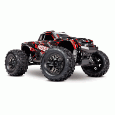 CARRO TRAXXAS 1/10 HOSS 4WD VXL 3S MONSTER-T TQI SHADOW RED 900764