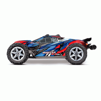 CARRO TRAXXAS 1/10 RUSTLER 4WD VXL BLX TQI TSM BLUE 67076-4