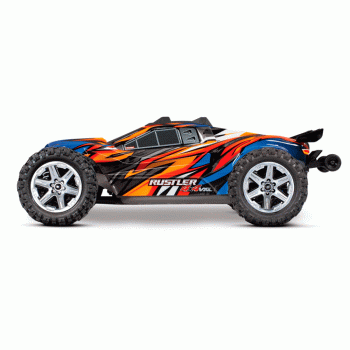 CARRO TRAXXAS 1/10 RUSTLER 4WD VXL BLX TQI TSM ORANGE 67076-4