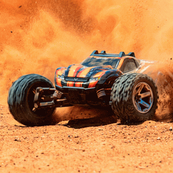 CARRO TRAXXAS 1/10 RUSTLER 4WD VXL BLX TQI TSM ORANGE 67076-4