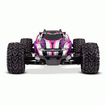 CARRO TRAXXAS 1/10 RUSTLER 4WD VXL BLX TQI TSM PINK 67076-4