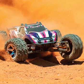 CARRO TRAXXAS 1/10 RUSTLER 4WD VXL BLX TQI TSM PINK 67076-4