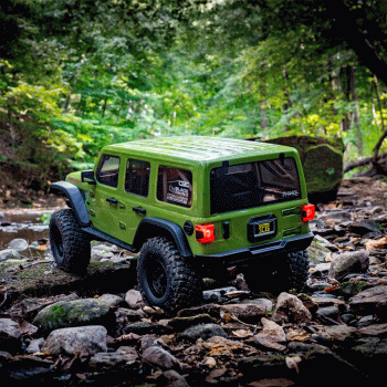 CARRO AXIAL 1/6 SCX6 JEEP JLU WRANGLER CRAWLER RTR GREEN AXI05000T1