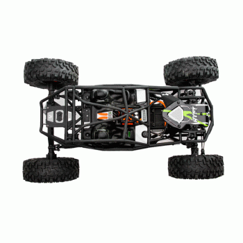 CARRO AXIAL 1/10 RBX10 RYFT 4WD BLX ROCK BOUNCER RTR BLACK AXI03005T2