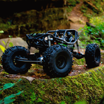 CARRO AXIAL 1/10 RBX10 RYFT 4WD BLX ROCK BOUNCER RTR BLACK AXI03005T2