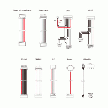 HEX THE CUBE STANDARD CABLE SET HX4-06009