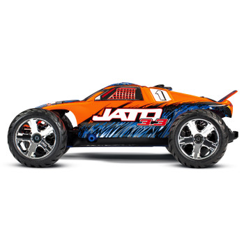 CARRO TRAXXAS 1/10 JATO 3.3 2WD STADIUM TSM RTR ORANGE 55077-3