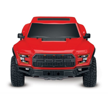 CARRO TRAXXAS FORD RAPTOR 2017 RED 58094-1