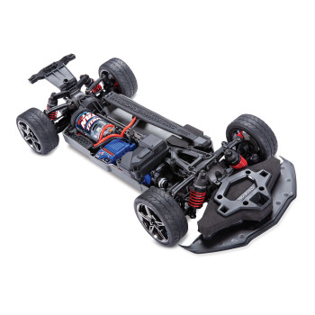 CARRO 4-TEC C8 CORVETE BLACK TRAXXAS 93054-4