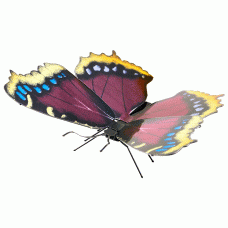 FASCINATIONS INC METAL EARTH MMS126 BUTTERFLY MOURNING CLOAK