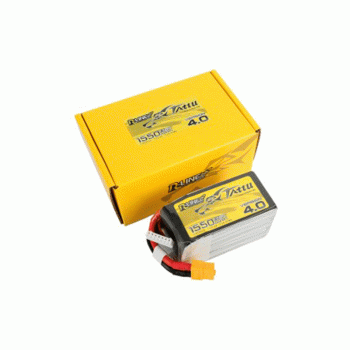 GENS ACE TATTU 22.2V 1550MAH 130C 6S TATTU R-LINE 4.0 LIPO XT60 PLUG
