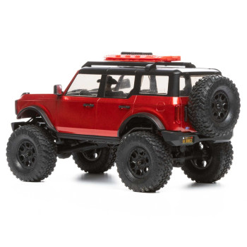 CARRO AXIAL 1/24 SCX24 2021 FORD BRONCO 4WD RTR RED AXI00006T1