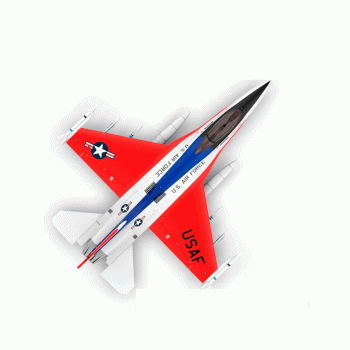 HSD JETS V2.1 F-16 TURBINE PNP X1 RED COLOR