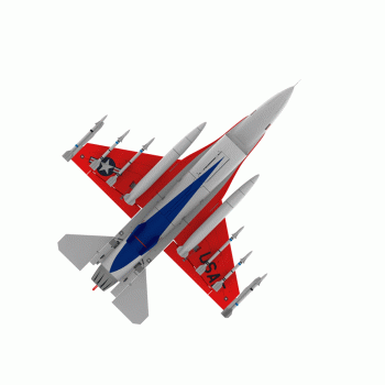 HSD JETS V2.1 F-16 TURBINE PNP X1 RED COLOR