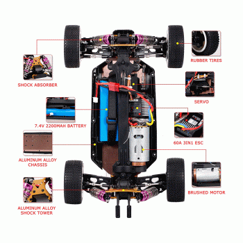 WLTOYS CAR 1/12 RC EXPLORER 55KM 4WD 124019